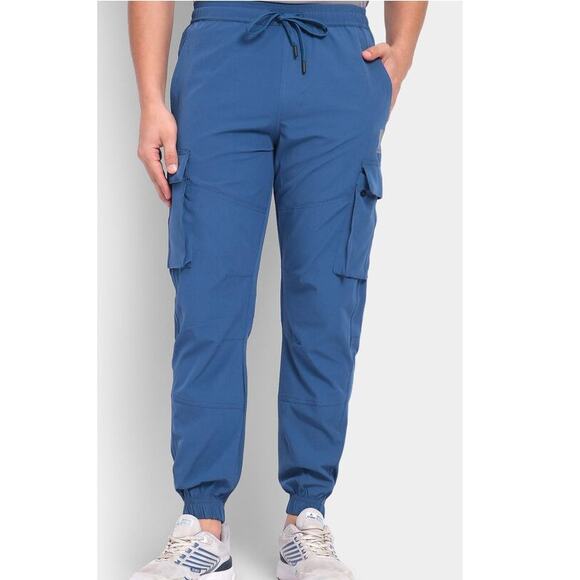 Columbia Women's Blue Straight Leg Relaxed Fit Boundless Trek Cargo Pants Size S - Picture 1 of 8